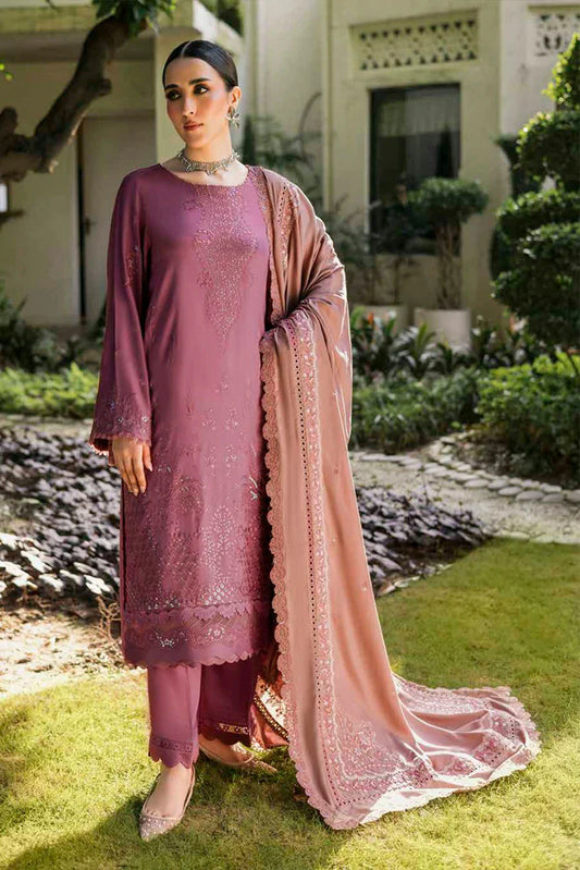 Nureh - Exclusive Embroidered Twill Linen Marina Collection - NE-177 - Unstitched