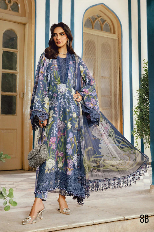 Maria B - Rani Mahal M Prints Fall Collection - MPT-27-08B - Unstitched