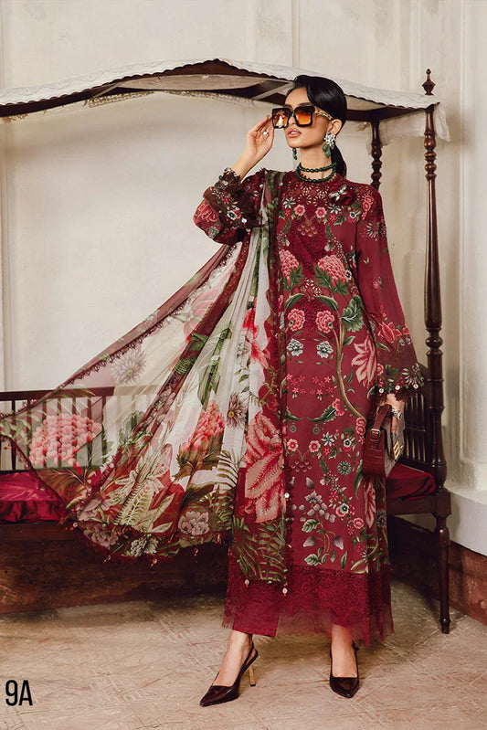 Maria B - Rani Mahal M Prints Fall Collection - MPT-27-09A - Unstitched