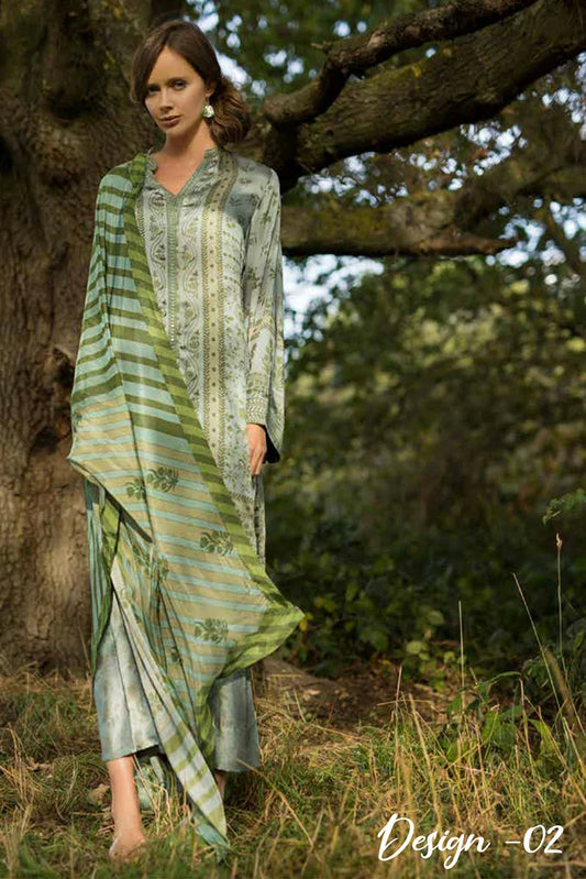 Sobia Nazir - SN Silk Collection - D-02 - Unstitched