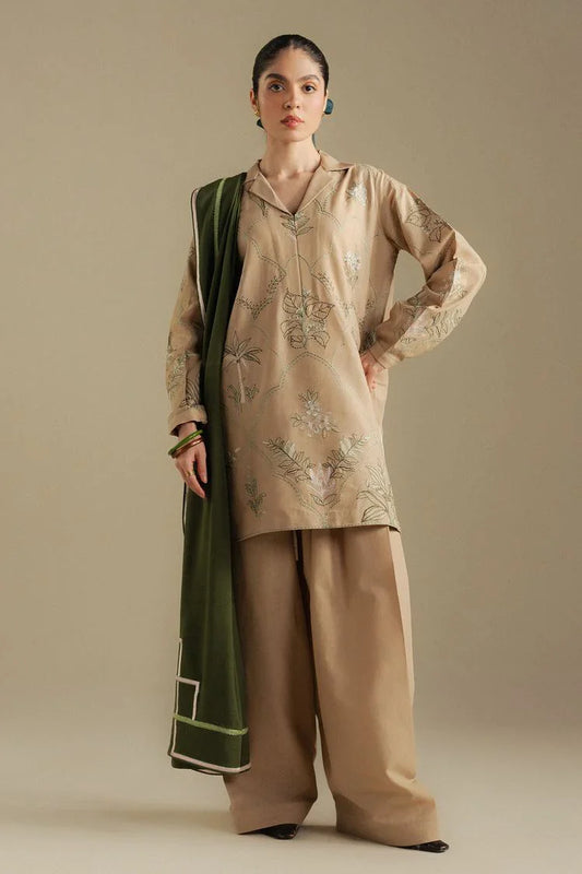 Zara Shahjahan - Coco Winter Collection - AMBER-1A - Unstitched