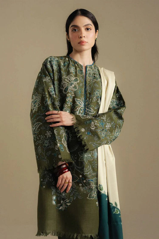 Zara Shahjahan - Coco Winter Collection - MIST-2A - Unstitched