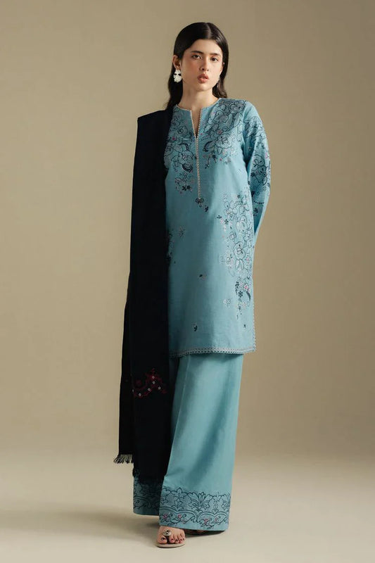 Zara Shahjahan - Coco Winter Collection - LAUREL-9B - Unstitched