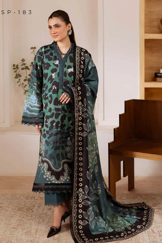 Nureh - Signature Prints Printed Marina Collecton Vol 3 - SP-183 - Unstitched