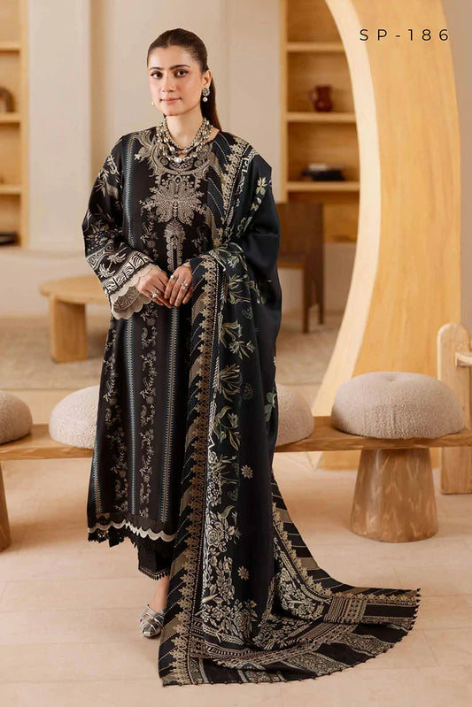 Nureh - Signature Prints Printed Marina Collecton Vol 3 - SP-186 - Unstitched