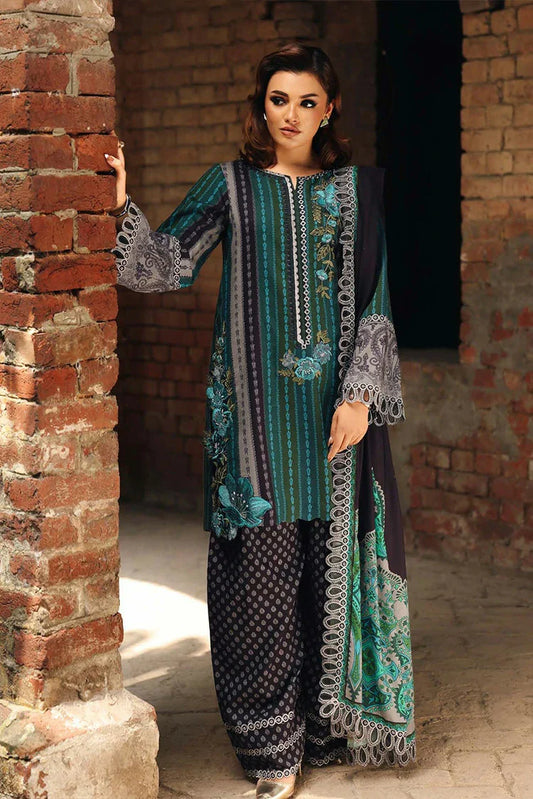 Charizma - Combination Embroidered Linen Collection Vol 2 - CCW6-12 - Unstitched