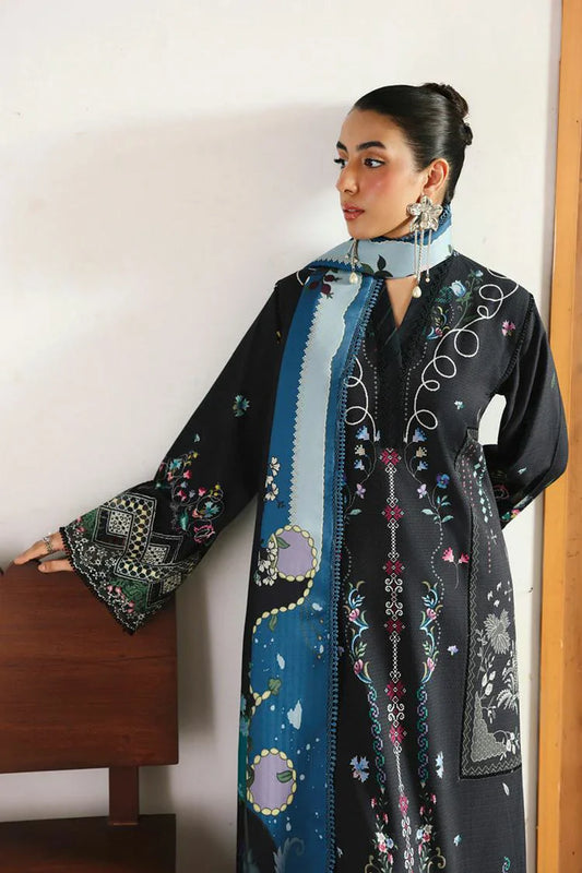 Qalamkar - Qprints Fall Collection - QW-06 (B) SKYE - Unstitched