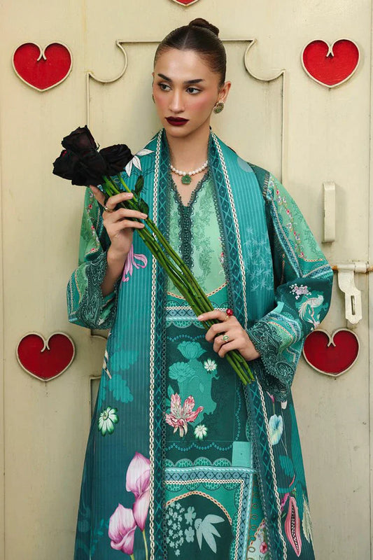 Qalamkar - Qprints Fall Collection - QW-08 (B) ANIKA - Unstitched