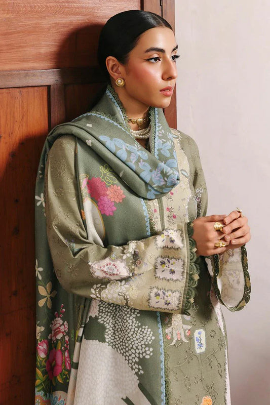 Qalamkar - Qprints Fall Collection - QW-09 (A) KHANZA - Unstitched