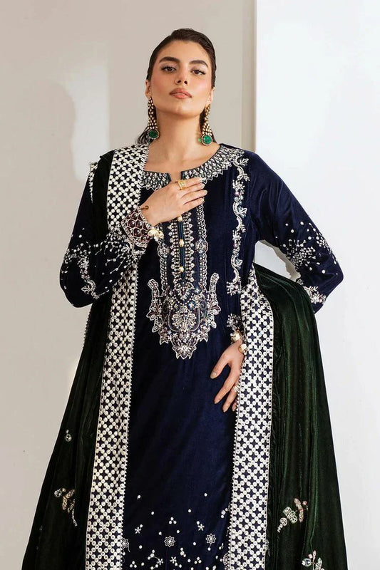 Nureh - Maya Embroidered Velvet Collection Vol 2 - NW-109 - Unstitched