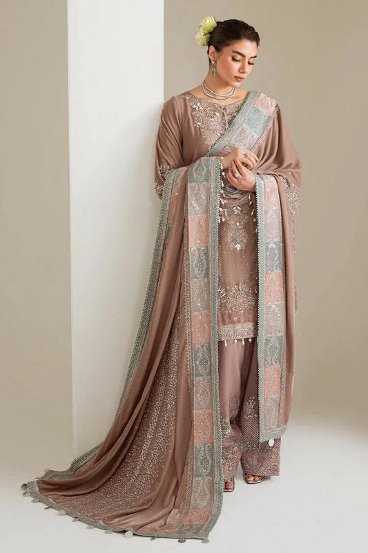Nureh - Maya Embroidered Velvet Collection Vol 2 - NW-112 - Unstitched