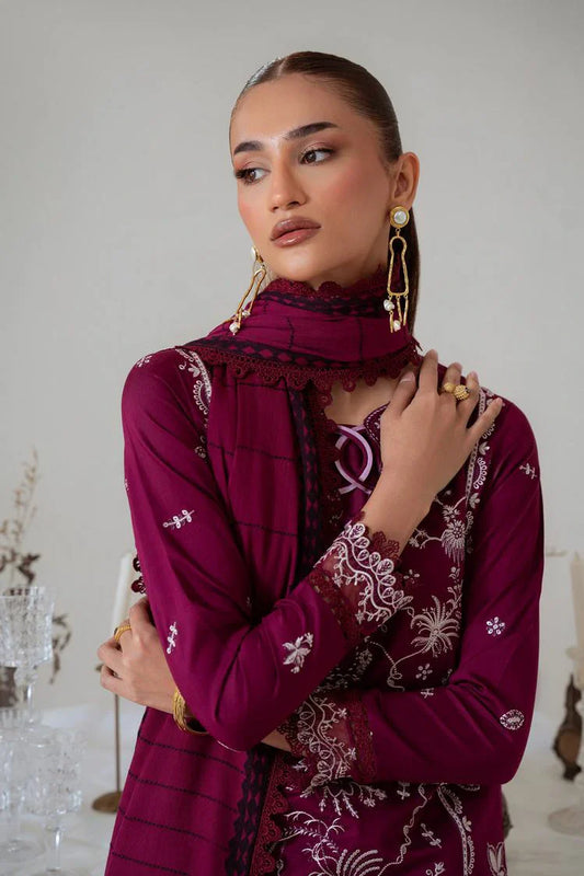 Aabyaan - Miraal Signature Embroidered Viscose Collection - AFSHEEN (AV-09) - Unstitched