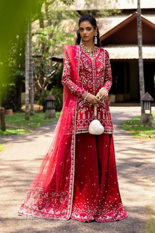 Saira Rizwan - Wedding Unstitched Collection - GOLNAR-SRF25-01 - Unstitched