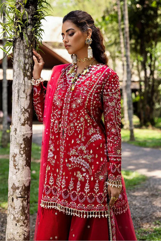 Saira Rizwan - Wedding Unstitched Collection - GOLNAR-SRF25-01 - Unstitched