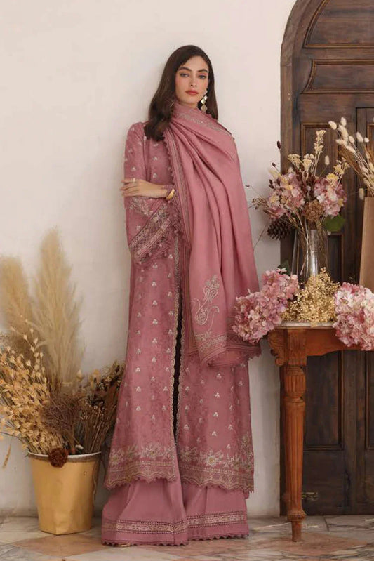 Noor by Saadia Asad - Noor Winter Pashmina Shawl - D3-Aveline - Unstitched