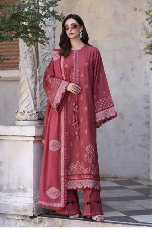 Noor by Saadia Asad - Noor Winter Pashmina Shawl - D8-Sienna - Unstitched