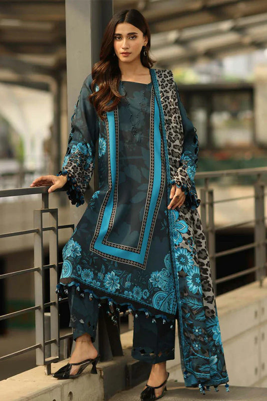 Charizma - C Prints Printed Linen Collection Vol 2 - CPW5-18 - Unstitched