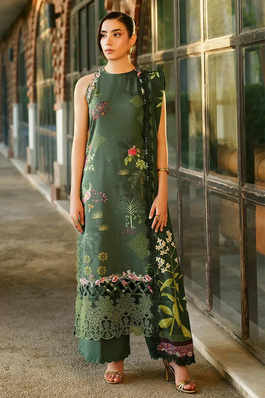 Asifa & Nabeel - Meraki Winter Collection - ANM-01-Jade Dusk - Unstitched
