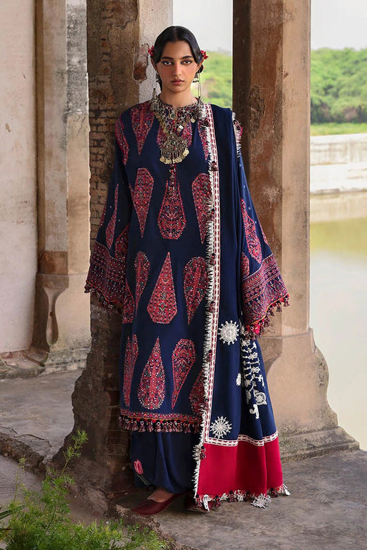 Hussain Rehar - Karandi Unstitched Collection - 01-Gulbano - Unstitched