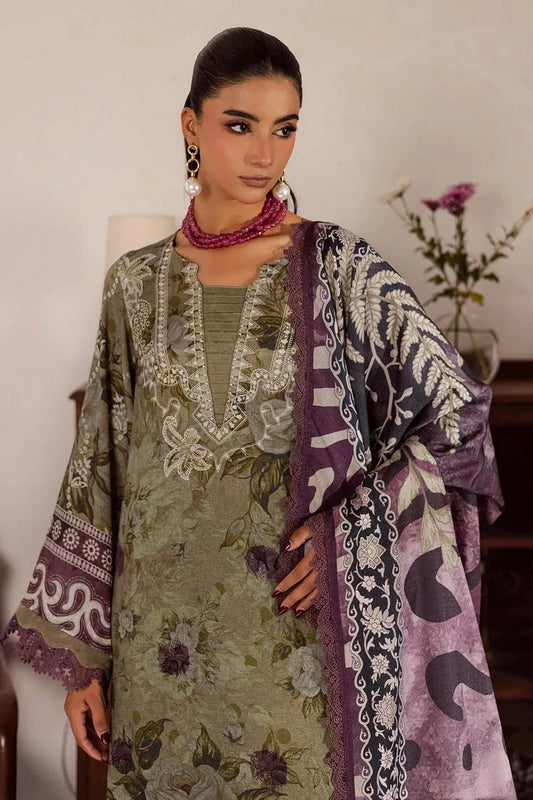 Nureh - Signature Prints Printed Linen Jacquard Collecton Vol 4 - SP-191 - Unstitched