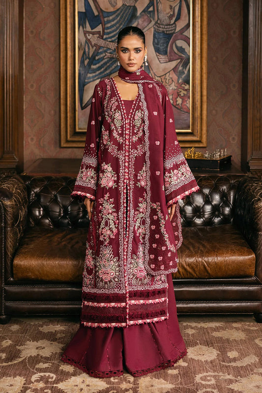 Elaf - Luxury Winter Collection - EWK-4B CRIMSONELLE - Unstitched