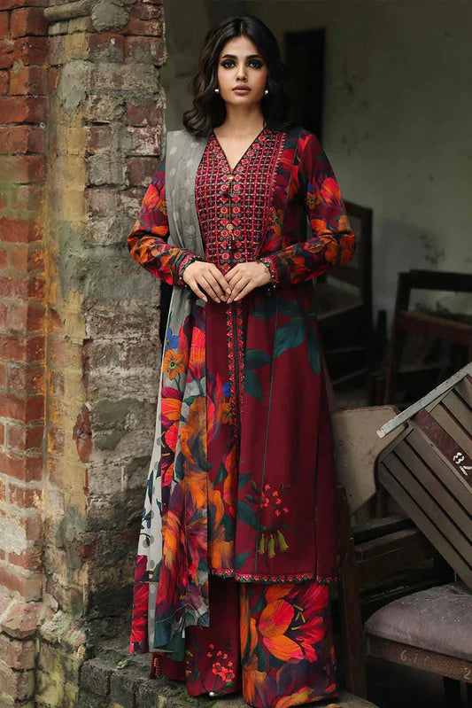 Charizma - Aniiq Embroidered Printed Linen Collection Vol 2 - ANW6-18 - Unstitched