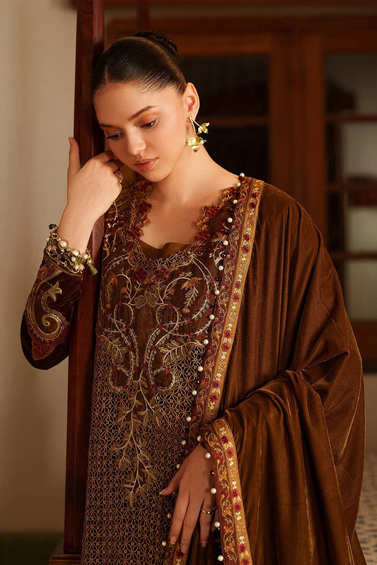 Asifa & Nabeel - Pashmina Luxe Luxury Collection - Cedar LWC25-08 - Unstitched