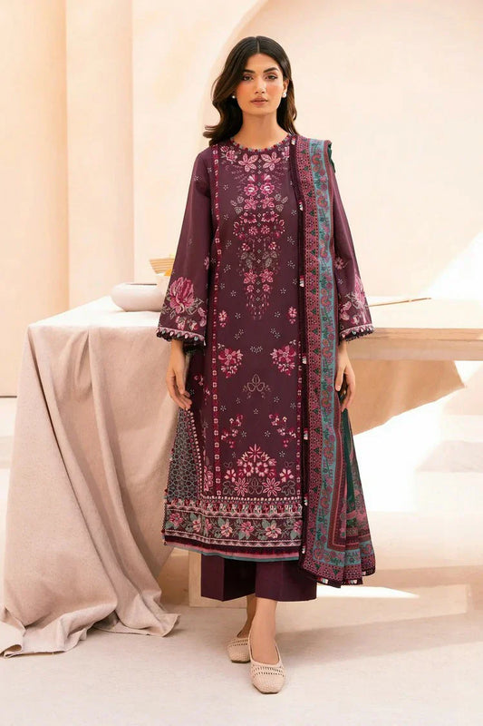 Xenia - Rang E Khizaan Winter Slub Collection - AMORA-D-01 - Unstitched