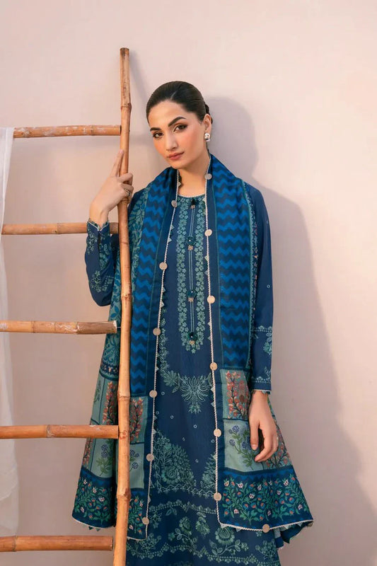 Xenia - Rang E Khizaan Winter Slub Collection - SAIRA-D-05 - Unstitched