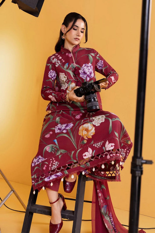 Maria B - M Basics Winter Collection - MB-CUS25-1103A - Unstitched