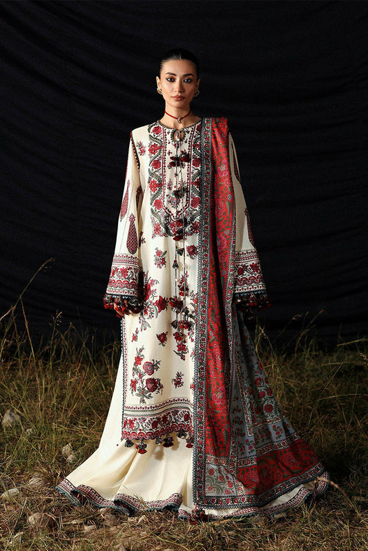 Hussain Rehar - Khaddar Unstitched Collection - 06 Gulban - Unstitched