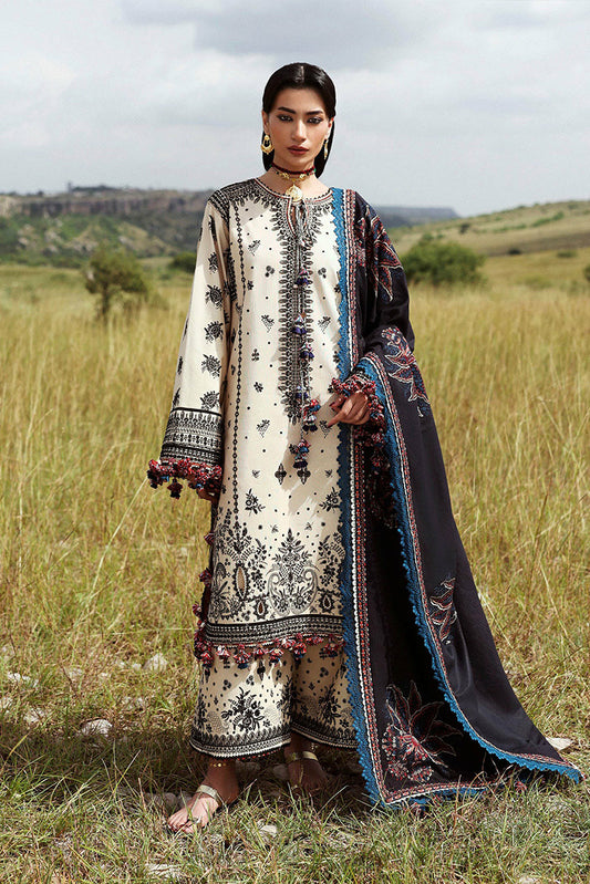Hussain Rehar - Khaddar Unstitched Collection - 09 Dhanak - Unstitched