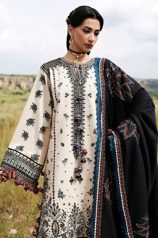 Hussain Rehar - Khaddar Unstitched Collection - 09 Dhanak - Unstitched
