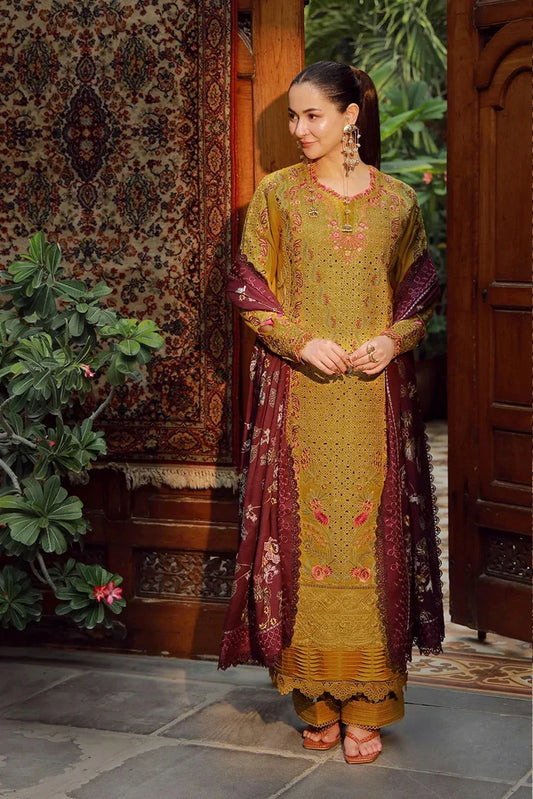 Maryam Hussain - Winter Shawl Collection - WS25-02-Soz - Unstitched