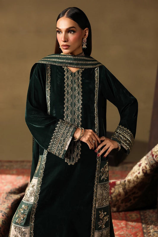 Charizma - Signora Premium Embroidered Velvet & Adda Work Collection Vol 1 - CVT5-05 - Unstitched