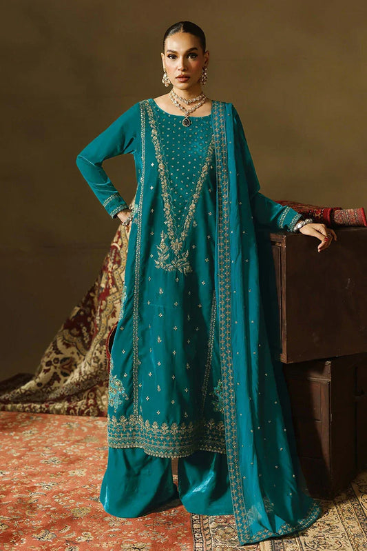 Charizma - Signora Premium Embroidered Velvet & Adda Work Collection Vol 1 - CVT5-07 - Unstitched