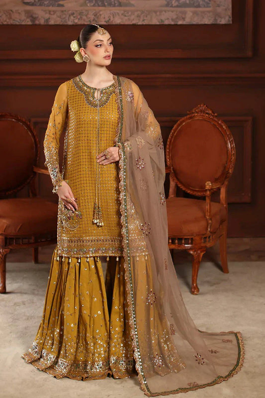 Nureh - Alfaaz Festive Embroidered & Embellished Chiffon Collection - NL-92 - Unstitched