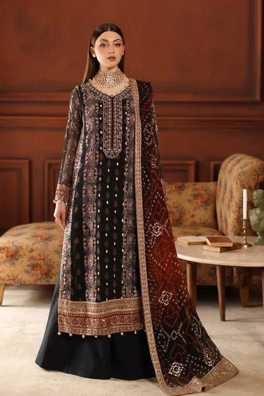 Nureh - Alfaaz Festive Embroidered & Embellished Chiffon Collection - NL-93 - Unstitched