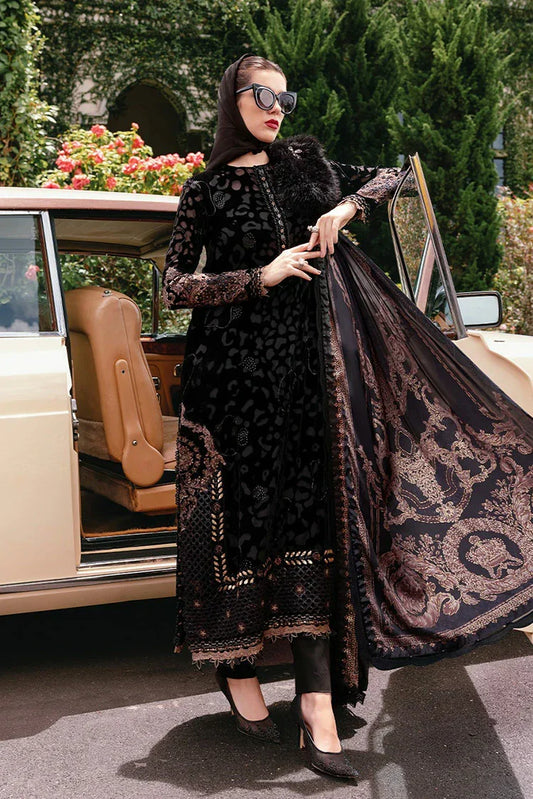 Maria B - Winter Luxe Linen Collection - WL-1301 - Unstitched