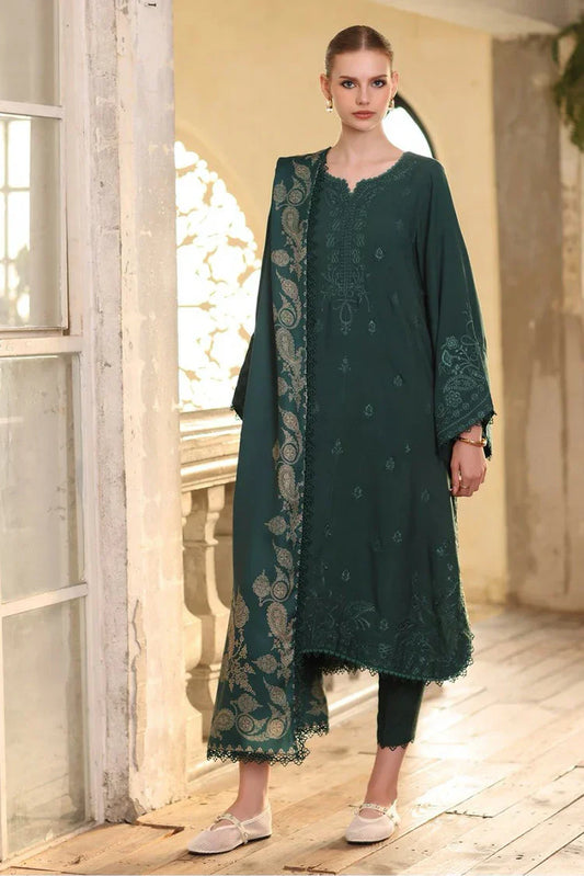 Noor by Saadia Asad - Noor Winter Embroidered Printskhaas Collection - Design 9A - Unstitched