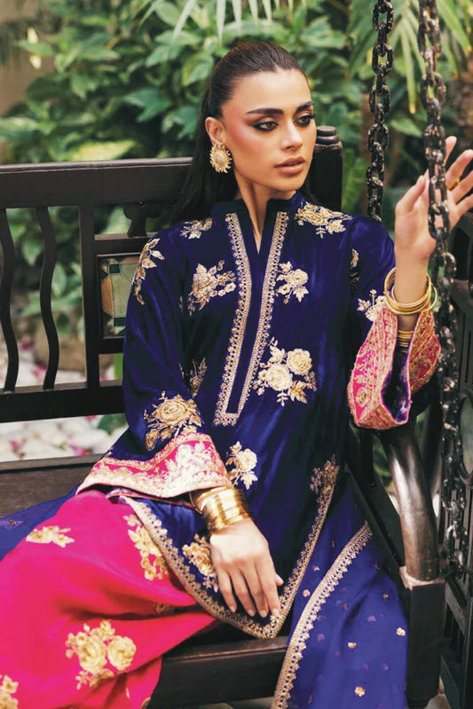 Zainab Chottani - Luxury Velvet Collection - 01 Jia - Unstitched