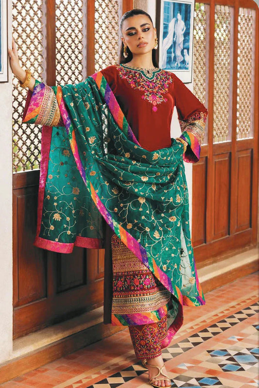 Zainab Chottani - Luxury Velvet Collection - 07 Sifa - Unstitched