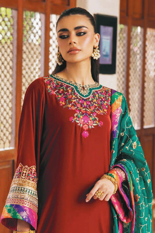 Zainab Chottani - Luxury Velvet Collection - 07 Sifa - Unstitched