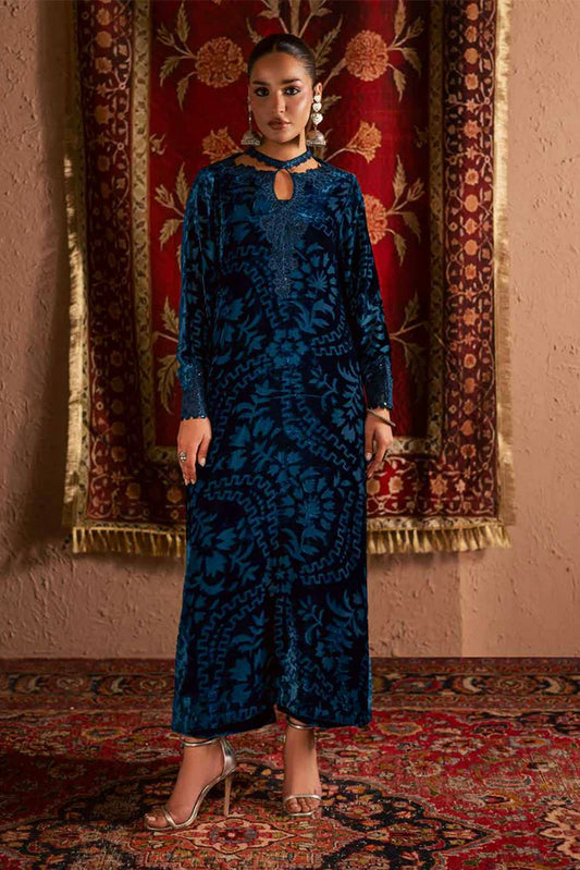 Nureh - Ballerina Embellished Velvet Palachi Collection - NU2-188 - Unstitched