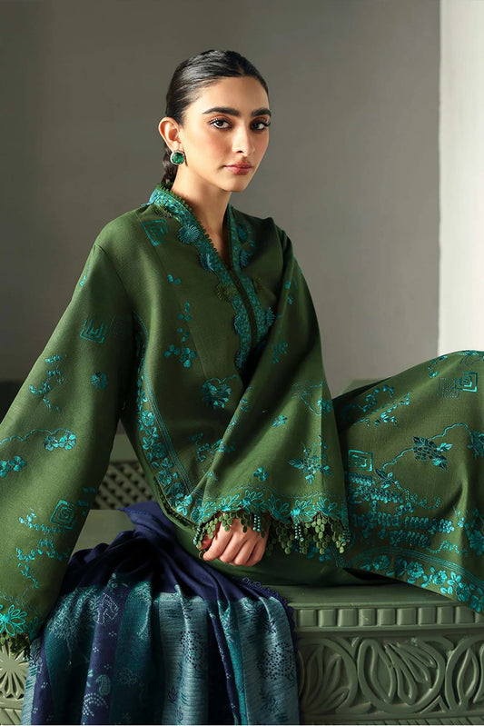 Republic Womenswear - Amaris Winter Shawl Collection - D6-Elysia - Unstitched