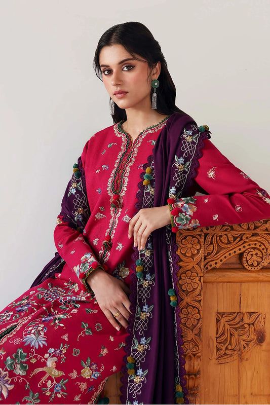 Republic Womenswear - Amaris Winter Shawl Collection - D8-Elaria - Unstitched