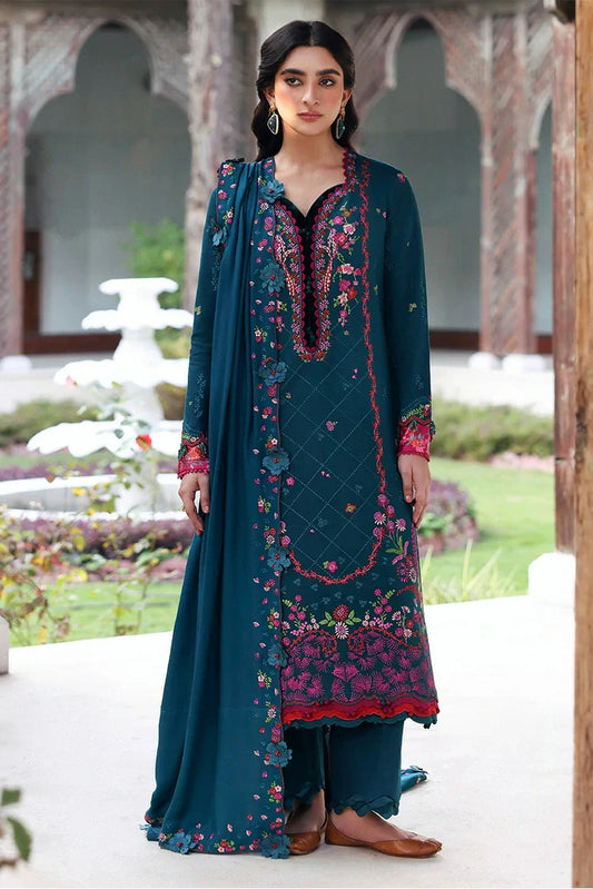 Republic Womenswear - Amaris Winter Shawl Collection - D9-Evania - Unstitched