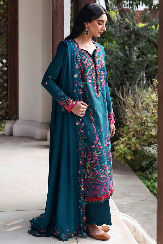 Republic Womenswear - Amaris Winter Shawl Collection - D9-Evania - Unstitched