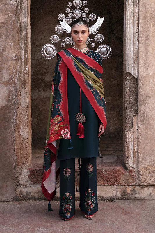 Hussain Rehar - Jugnu Khaddar Autumn Winter Edit 2 - Rati-1202 - Unstitched