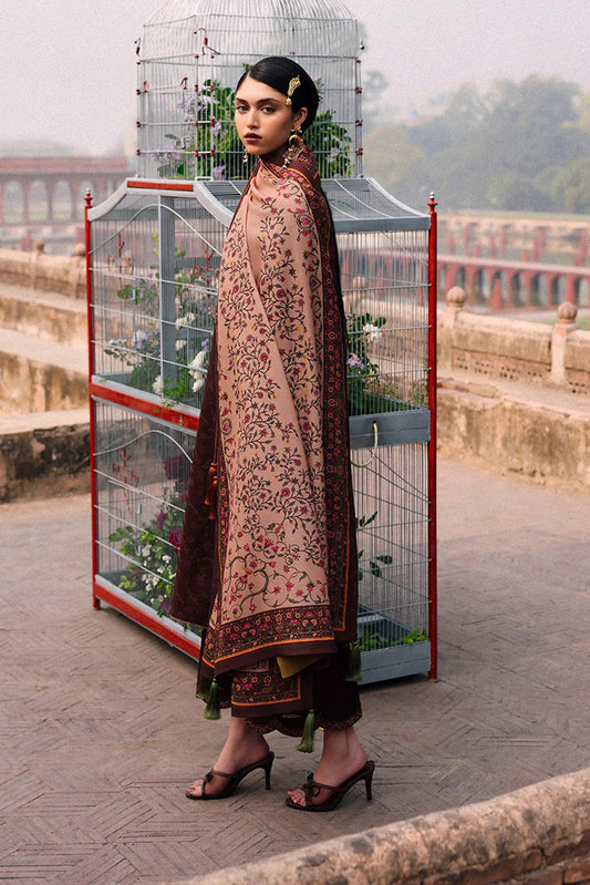 Hussain Rehar - Jugnu Khaddar Autumn Winter Edit 2 - Sena-1204 - Unstitched